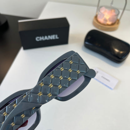 Chanel Fashion Blue Lens Sunglasses for Men & Women - detail image 7