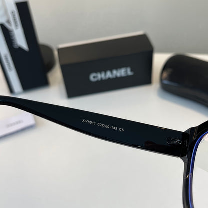 Chanel Oversized Silver Lens Sunglasses for Women - detail image 9
