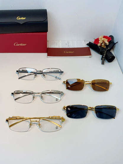 Cartier Square Black Lens Sunglasses for Men & Women - 358531 - detail image 12