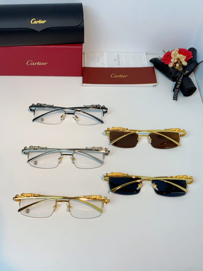 Cartier Square Black Lens Sunglasses for Men & Women - 358531 - detail image 11