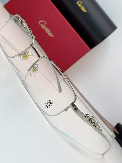 Cartier Square Silver Lens Sunglasses for Men & Women - 358528 - detail image 7