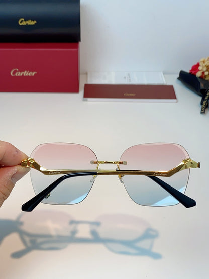 Cartier Photochromic Rimless Silver Lens Sunglasses for Men & Women - 372215 - detail image 5