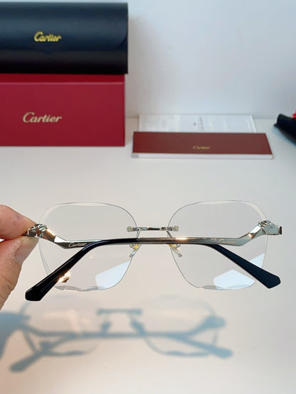Cartier Photochromic Rimless Silver Lens Sunglasses for Men & Women - 372221 - detail image 5