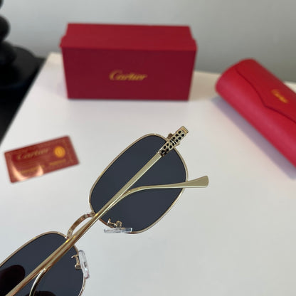 Cartier Lightweight Metal Rimless Silver Lens Sunglasses for Men & Wo - 432257 - detail image 7