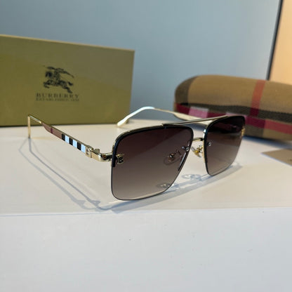 Burberry Fashion Silver Lens Sunglasses for Men & Women - 432441