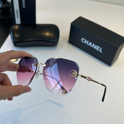 Chanel Fashion Purple Lens Sunglasses for Men & Women - detail image 10