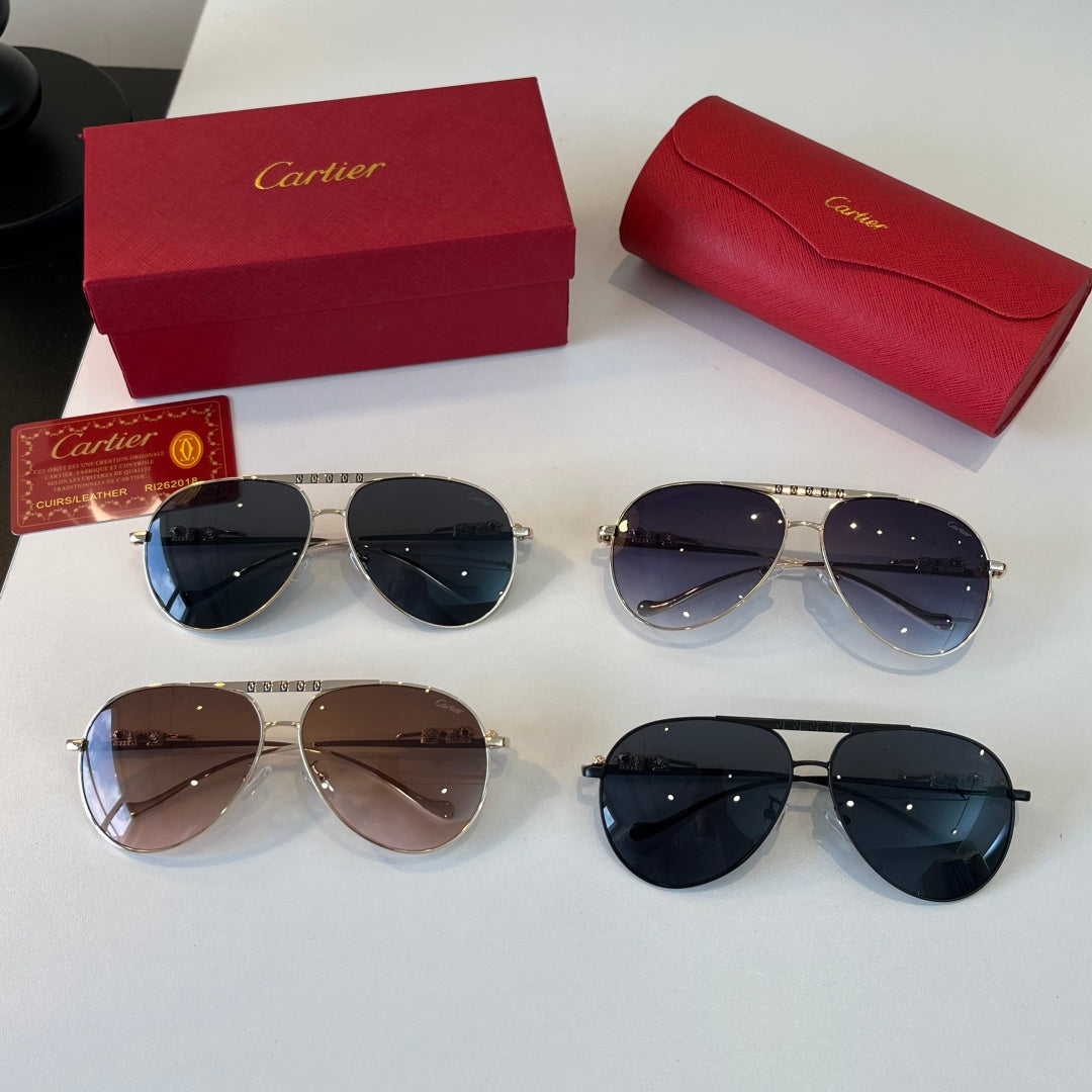 Cartier Lightweight Metal Rimless Red Lens Sunglasses for Men & Women - 465730 - detail image 12