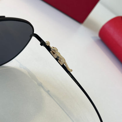 Cartier Lightweight Metal Rimless Silver Lens Sunglasses for Men & Wo - 358481 - detail image 10