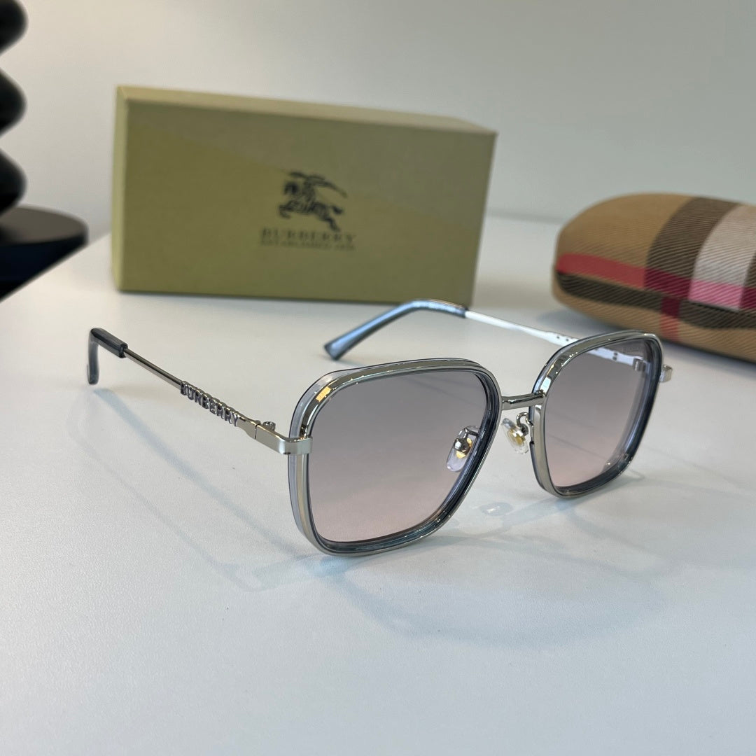 Burberry Fashion Silver Lens Sunglasses for Men & Women - 399118