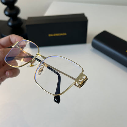 Balenciaga Rectangular Silver Lens Sunglasses for Men & Women - 466029 - detail image 6