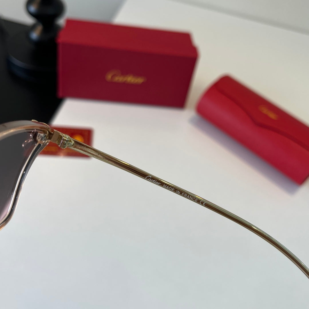 Cartier Lightweight Metal Rimless Silver Lens Sunglasses for Men & Wo - 432292 - detail image 10