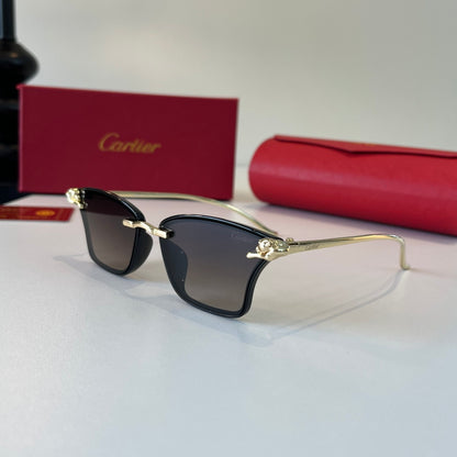 Cartier Lightweight Metal Rimless Silver Lens Sunglasses for Men & Wo - 432293 - detail image 3