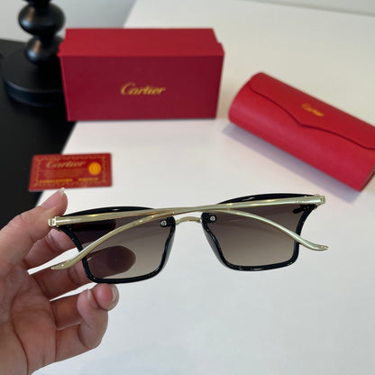 Cartier Lightweight Metal Rimless Silver Lens Sunglasses for Men & Wo - 487325 - detail image 8