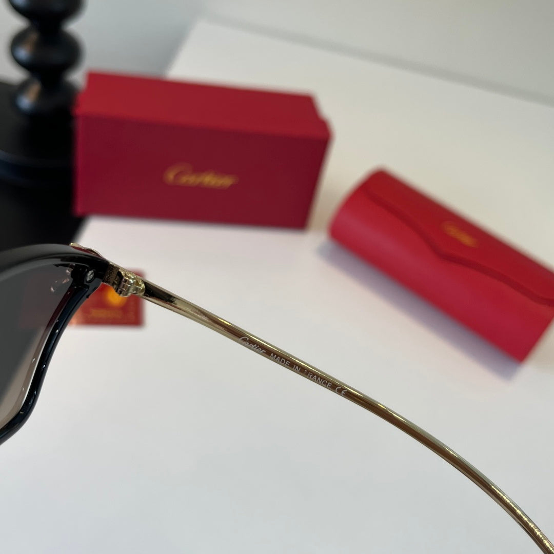 Cartier Lightweight Metal Rimless Silver Lens Sunglasses for Men & Wo - 372273 - detail image 10