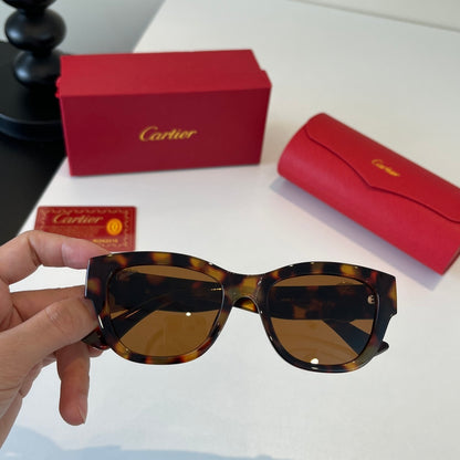 Cartier Fashion Black Lens Sunglasses for Men & Women - 415864 - detail image 5