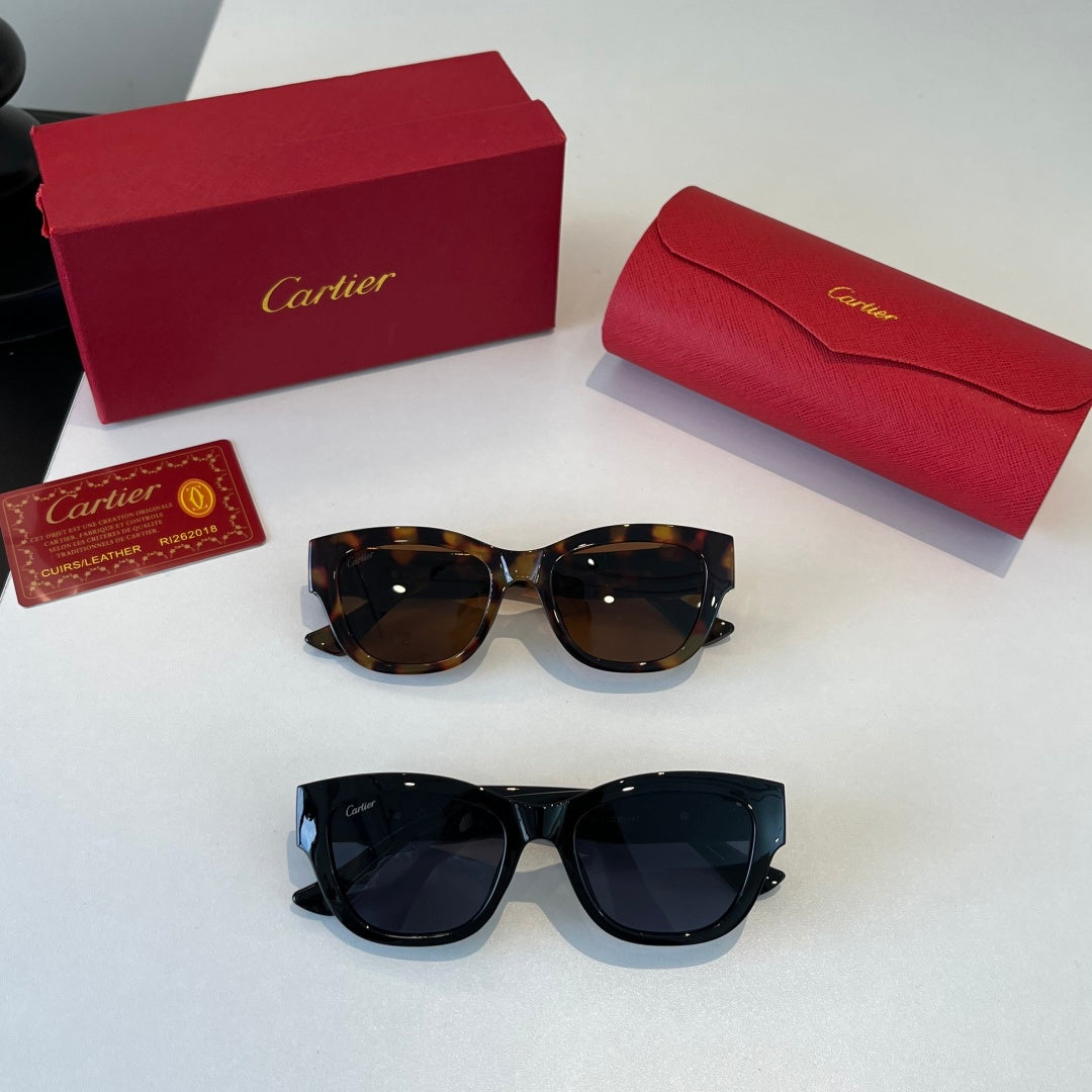 Cartier Fashion Black Lens Sunglasses for Men & Women - 382747 - detail image 10