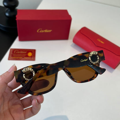 Cartier Fashion Black Lens Sunglasses for Men & Women - 465765 - detail image 7