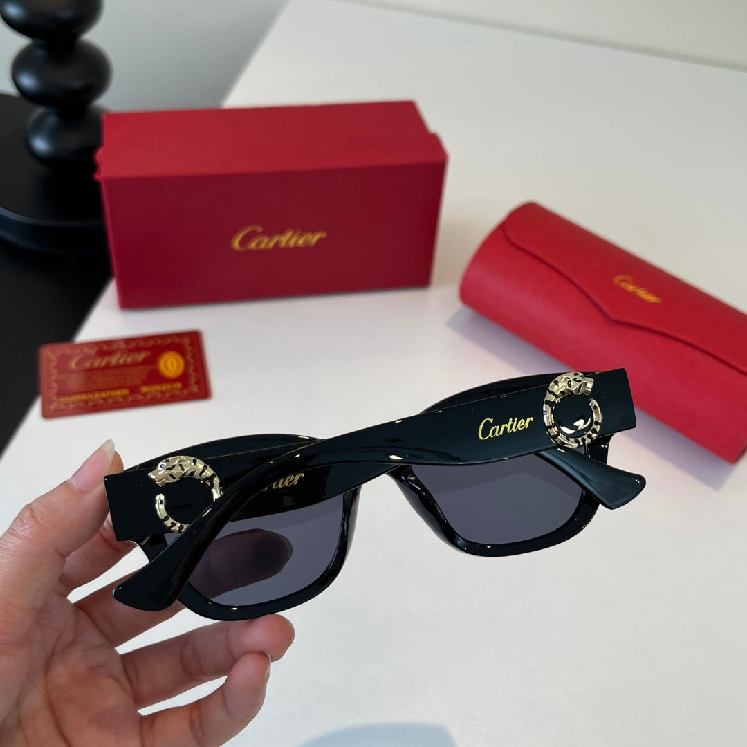 Cartier Fashion Black Lens Sunglasses for Men & Women - 415865 - detail image 8