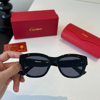 Cartier Fashion Black Lens Sunglasses for Men & Women - 415865 - detail image 6