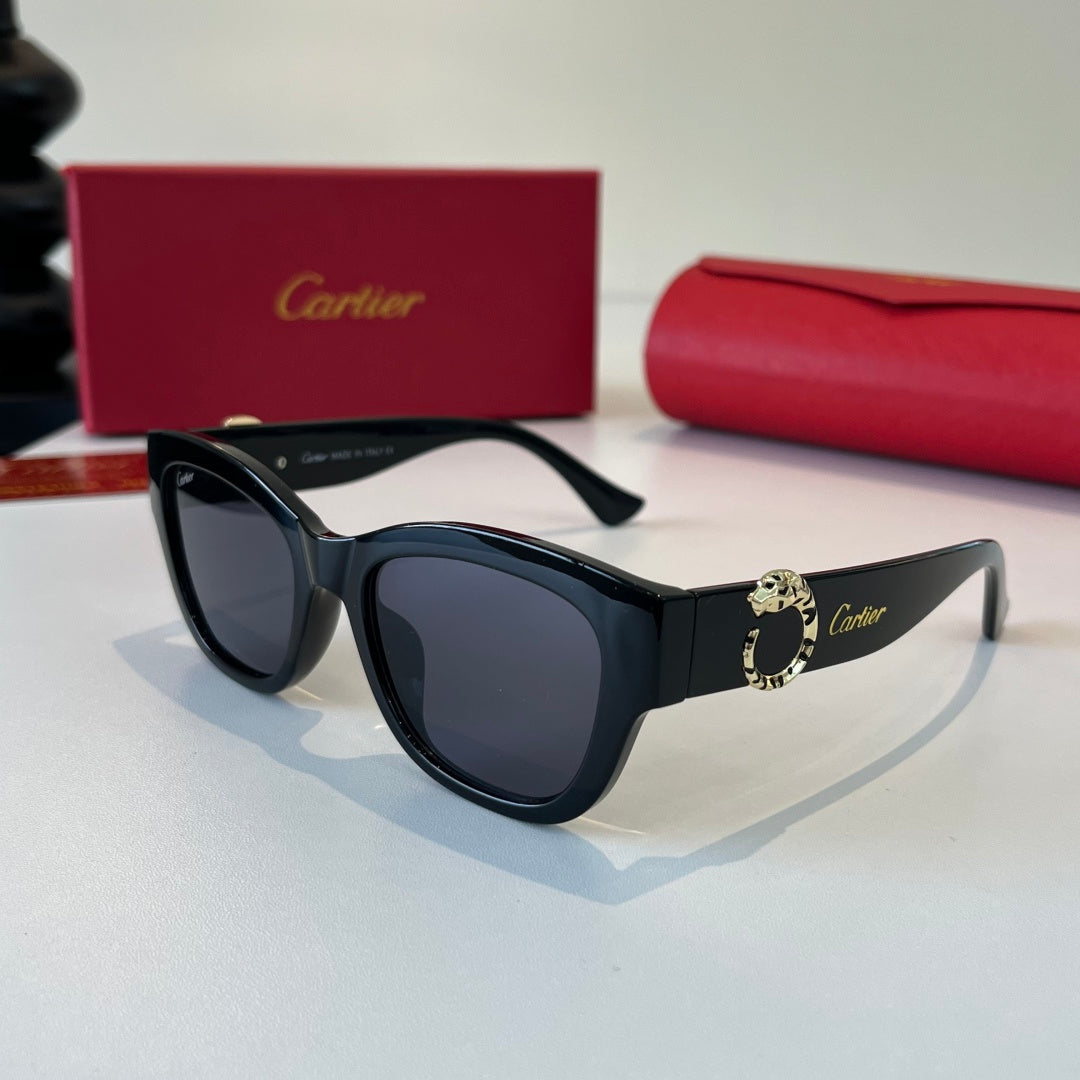 Cartier Fashion Black Lens Sunglasses for Men & Women - 382748 - detail image 3