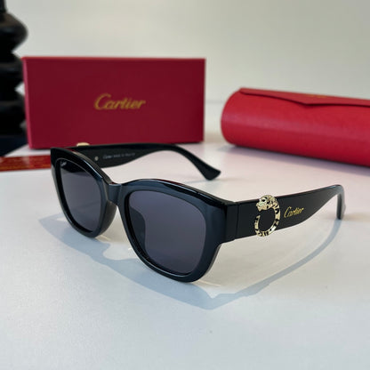 Cartier Fashion Black Lens Sunglasses for Men & Women - 382748 - detail image 3