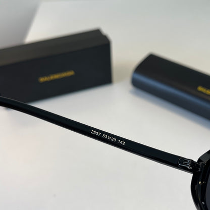 Balenciaga Rectangular Silver Lens Sunglasses for Men & Women - 382907 - detail image 9