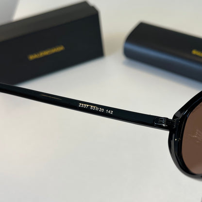 Balenciaga Rectangular Silver Lens Sunglasses for Men & Women - 416125 - detail image 9
