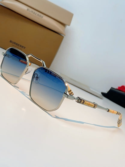 Burberry Metal Fashion Blue Lens Sunglasses for Men & Women - detail image 7