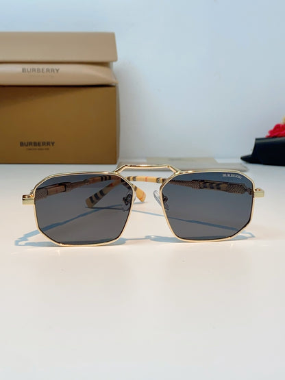Burberry Metal Fashion Black Lens Sunglasses for Men & Women - detail image 2