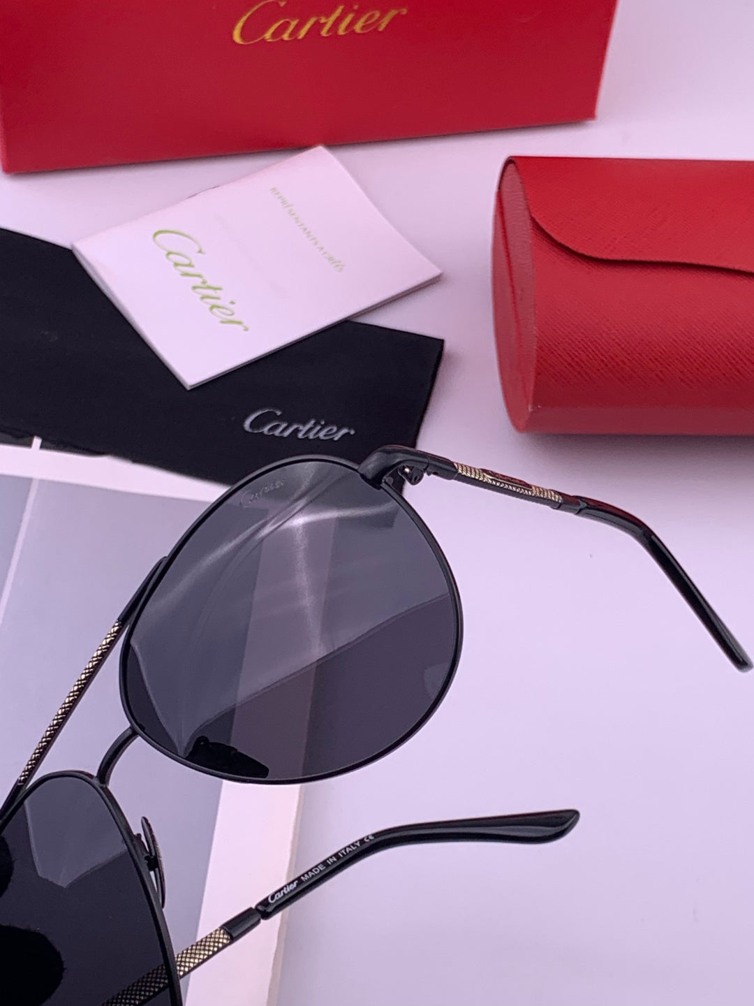 Cartier CK4080 Polarized Fashion Orange Lens Sunglasses for Men & Wom - 382754 - detail image 3