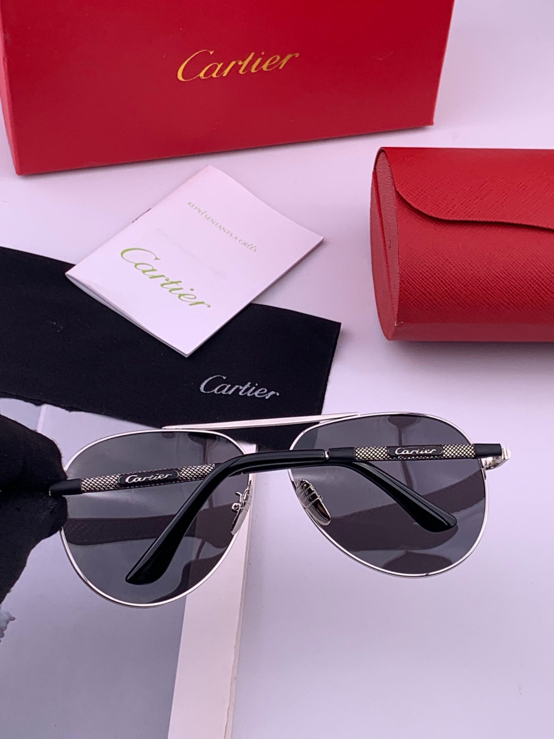 Cartier CK4080 Polarized Fashion Brown Lens Sunglasses for Men & Wome - 382755 - detail image 4