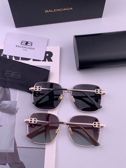 Balenciaga BL7192 Metal Fashion Black Lens Sunglasses for Men & Women - 382924 - detail image 4