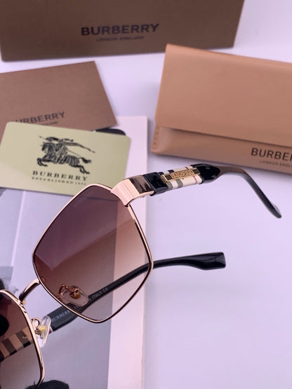 Burberry 101 Aviator Purple Lens Sunglasses for Men - 399088 - detail image 2