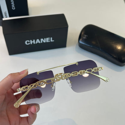 Chanel Square Silver Lens Sunglasses for Men & Women - 493560 - detail image 7