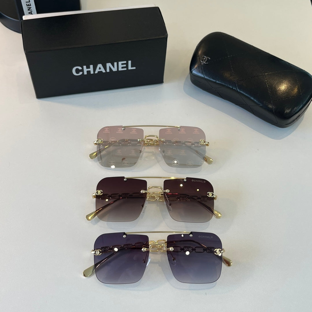Chanel Square Silver Lens Sunglasses for Men & Women - 493561 - detail image 8
