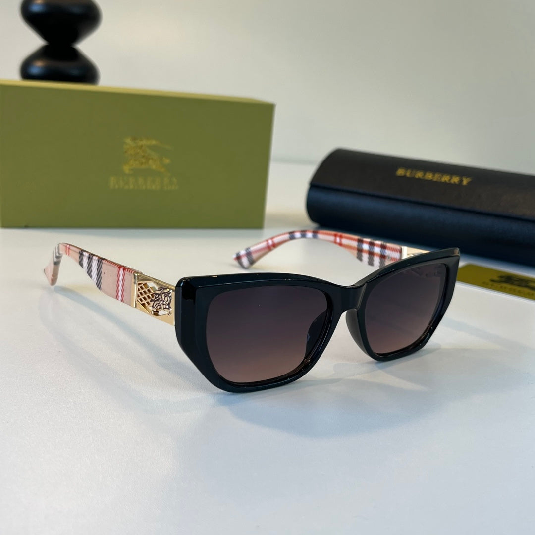 Burberry Folding Fashion Black Lens Sunglasses for Men & Women - 399076