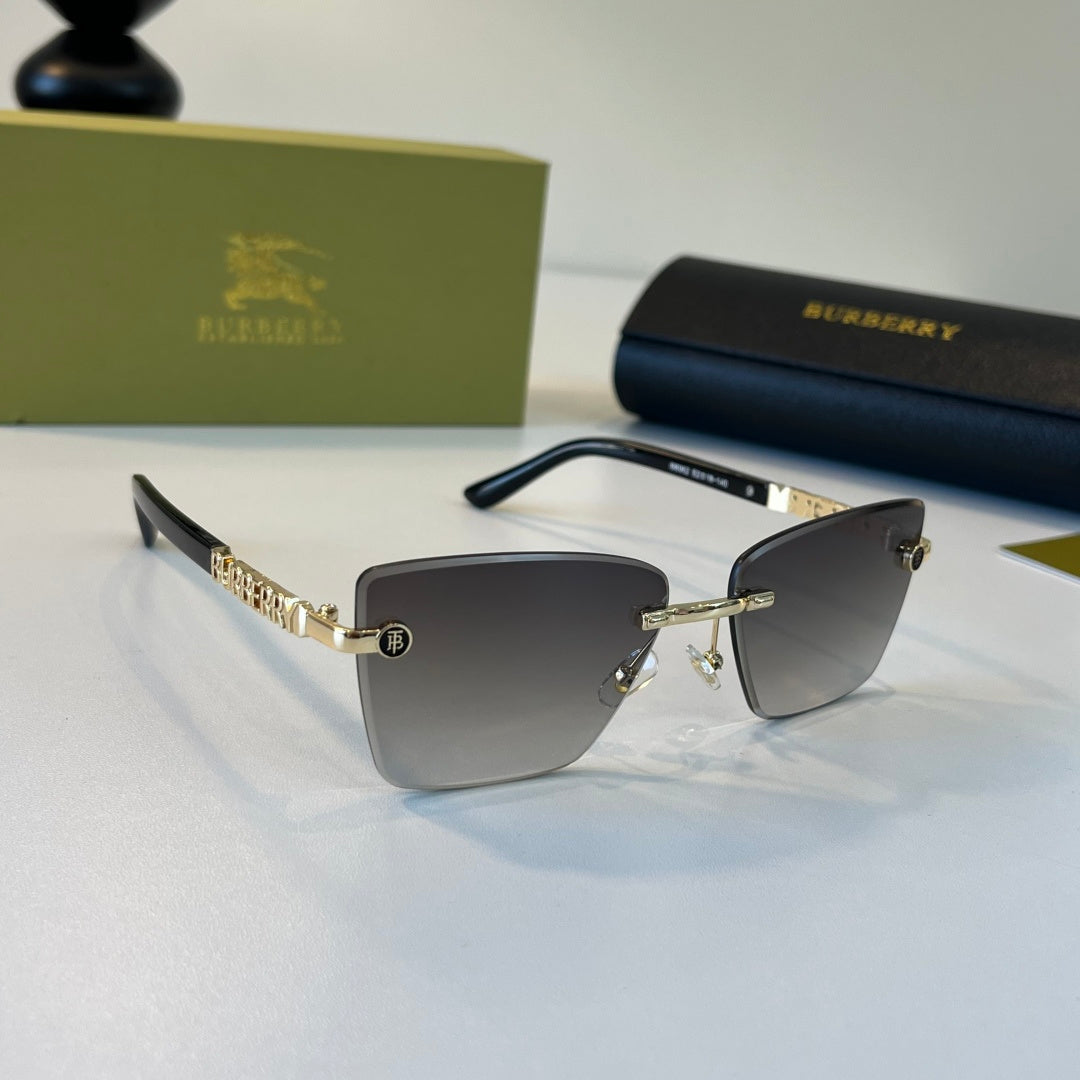 Burberry Fashion Silver Lens Sunglasses for Men & Women - 487440