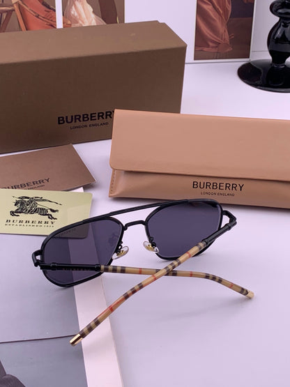 Burberry B938 Aviator Blue Lens Sunglasses for Men - 416055 - detail image 7