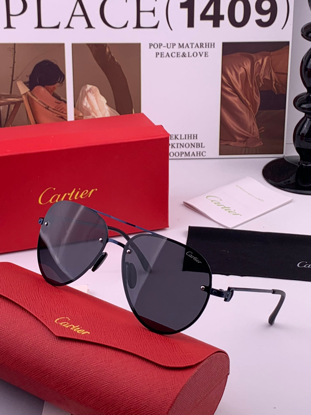 Cartier CK880663 Polarized Fashion Orange Lens Sunglasses for Men & W - 415911
