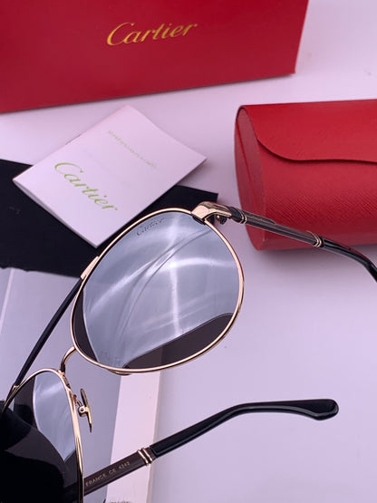 Cartier CK2424 Polarized Fashion Brown Lens Sunglasses for Men & Women - detail image 3