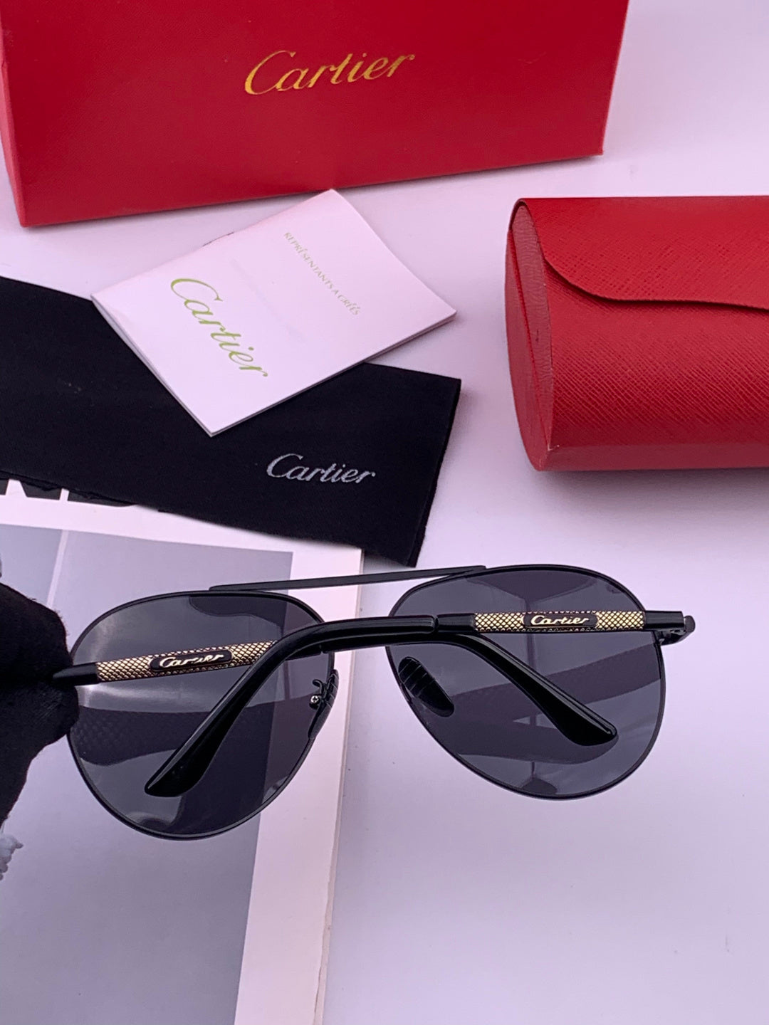 Cartier CK4080 Polarized Fashion Orange Lens Sunglasses for Men & Wom - 415914 - detail image 4