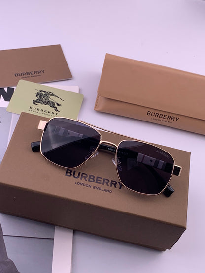 Burberry B201 Aviator Blue Lens Sunglasses for Men - 432452 - detail image 7