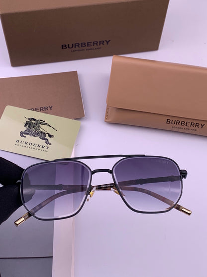 Burberry B938 Aviator Purple Lens Sunglasses for Men - 449593