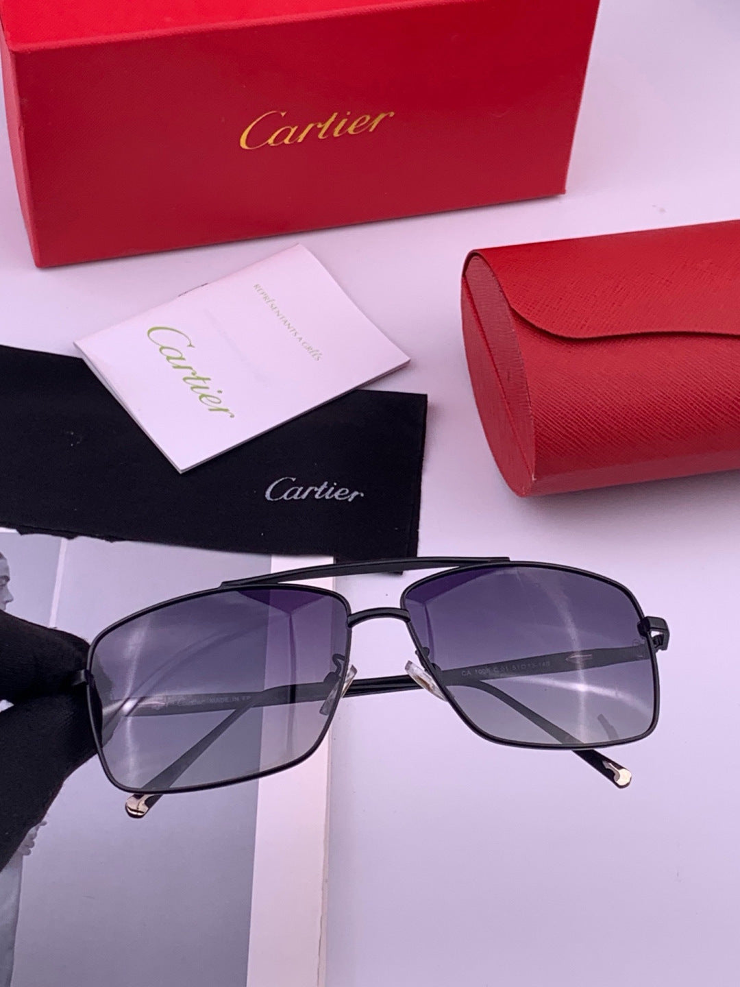 Cartier CK8100 Polarized Fashion Gold Lens Sunglasses for Men & Women - 449554