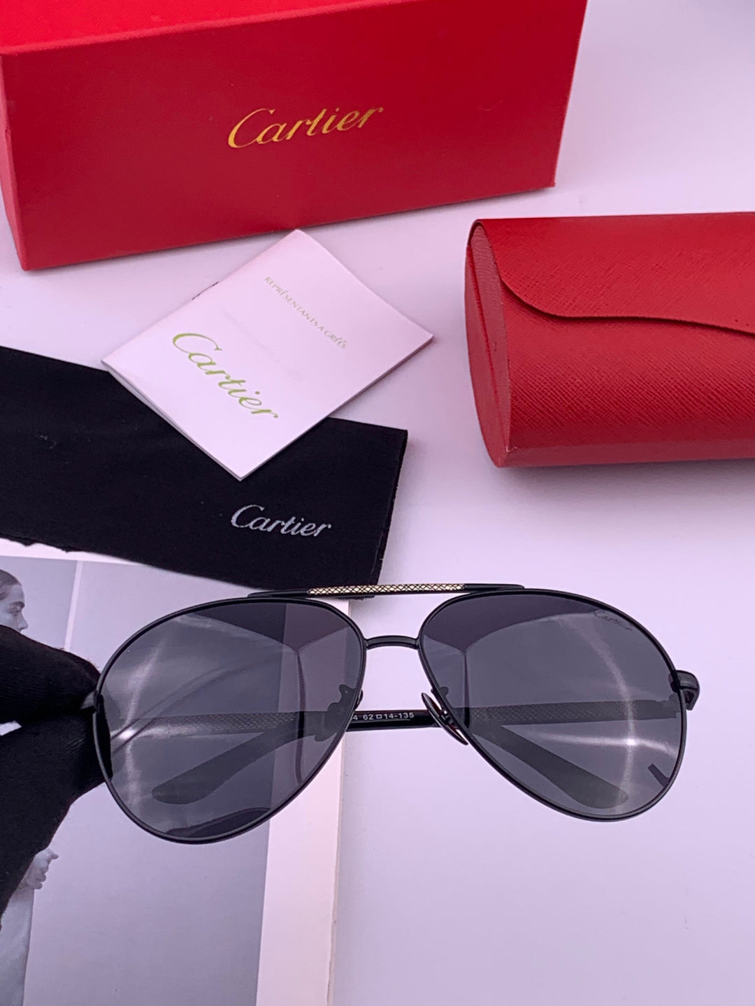 Cartier CK4080 Polarized Fashion Orange Lens Sunglasses for Men & Wom - 449519