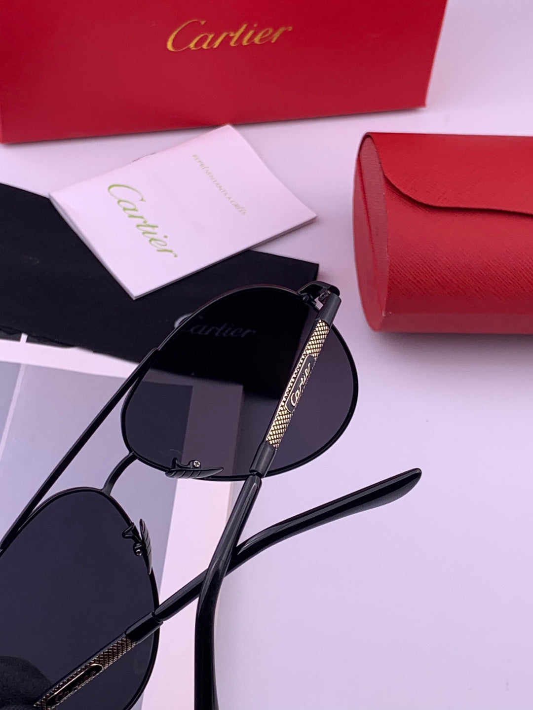 Cartier CK4080 Polarized Fashion Orange Lens Sunglasses for Men & Wom - 449519 - detail image 5