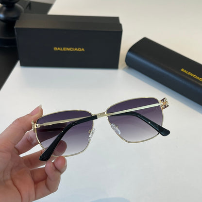 Balenciaga Rectangular Silver Lens Sunglasses for Men & Women - 449656 - detail image 5