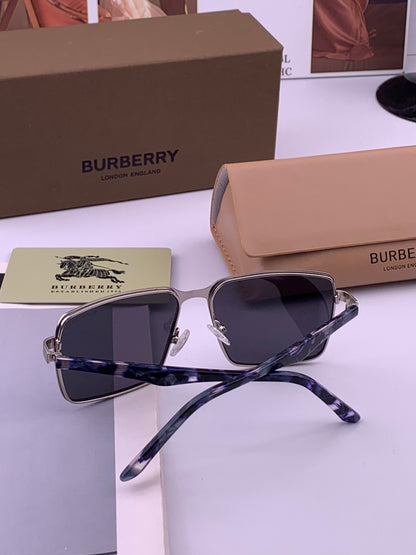 Burberry B080668 Aviator Gold Lens Sunglasses for Men - detail image 6