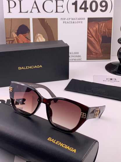 Balenciaga BL1350 Metal Fashion Black Lens Sunglasses for Men & Women - 466050 - detail image 2