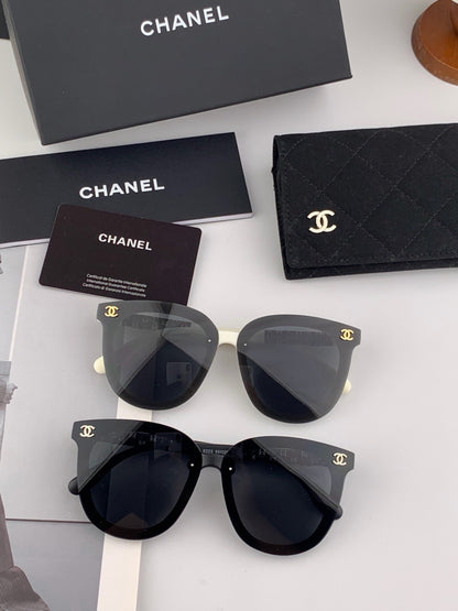Chanel CH3620 Polarized Square Gold Lens Sunglasses for Men & Women - detail image 5